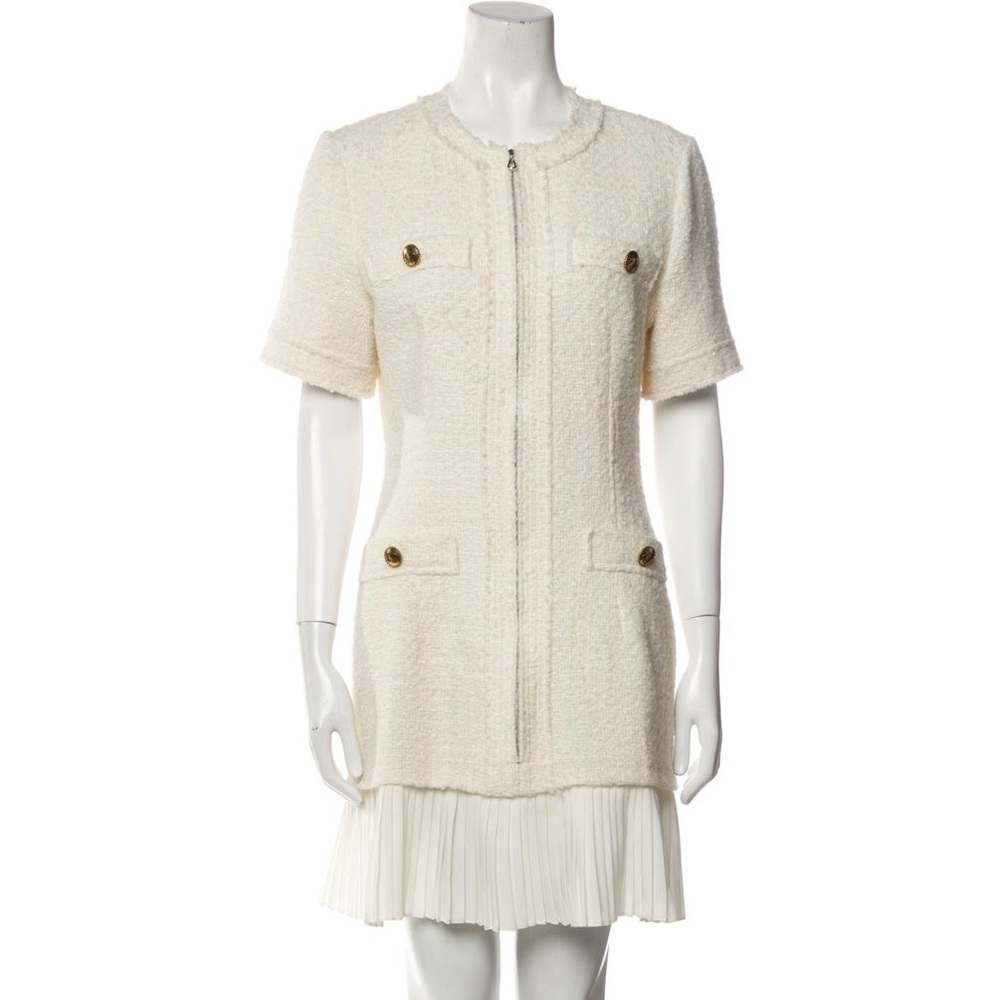 SANDRO Crew Neck Mini Dress